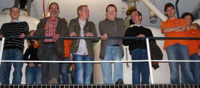 Von der Galerie aus hatten einige Besucher den vollen berblick