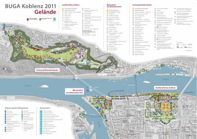 Gelndeplan des BUGA-Gelndes 