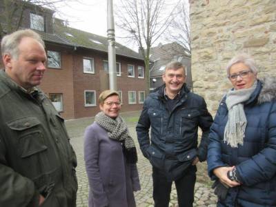 v.l.: Berhhard Blker, Frau Korth, Willi Korth u. Diana Brmmel