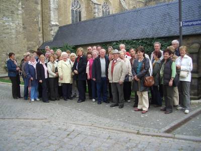 Die Besuchergruppe aus Raesfeld