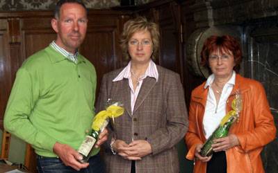 Jens Lehmann, Diana Brmmel und Annemarie Opitz 