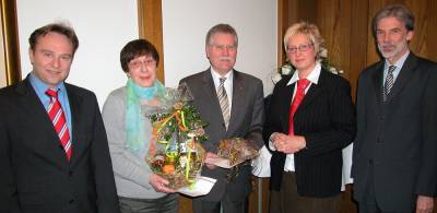 v. l. Dr. Kai Zwicker, Anni Pierick, Udo Ring, Diana Brmmel, Werner Haenkamp
