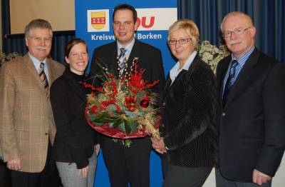 v. l. Udo Ring, Kerstin Jendreck, Andreas Grotendorst, Diana Brmmel, Karl-Heinz Tnte
