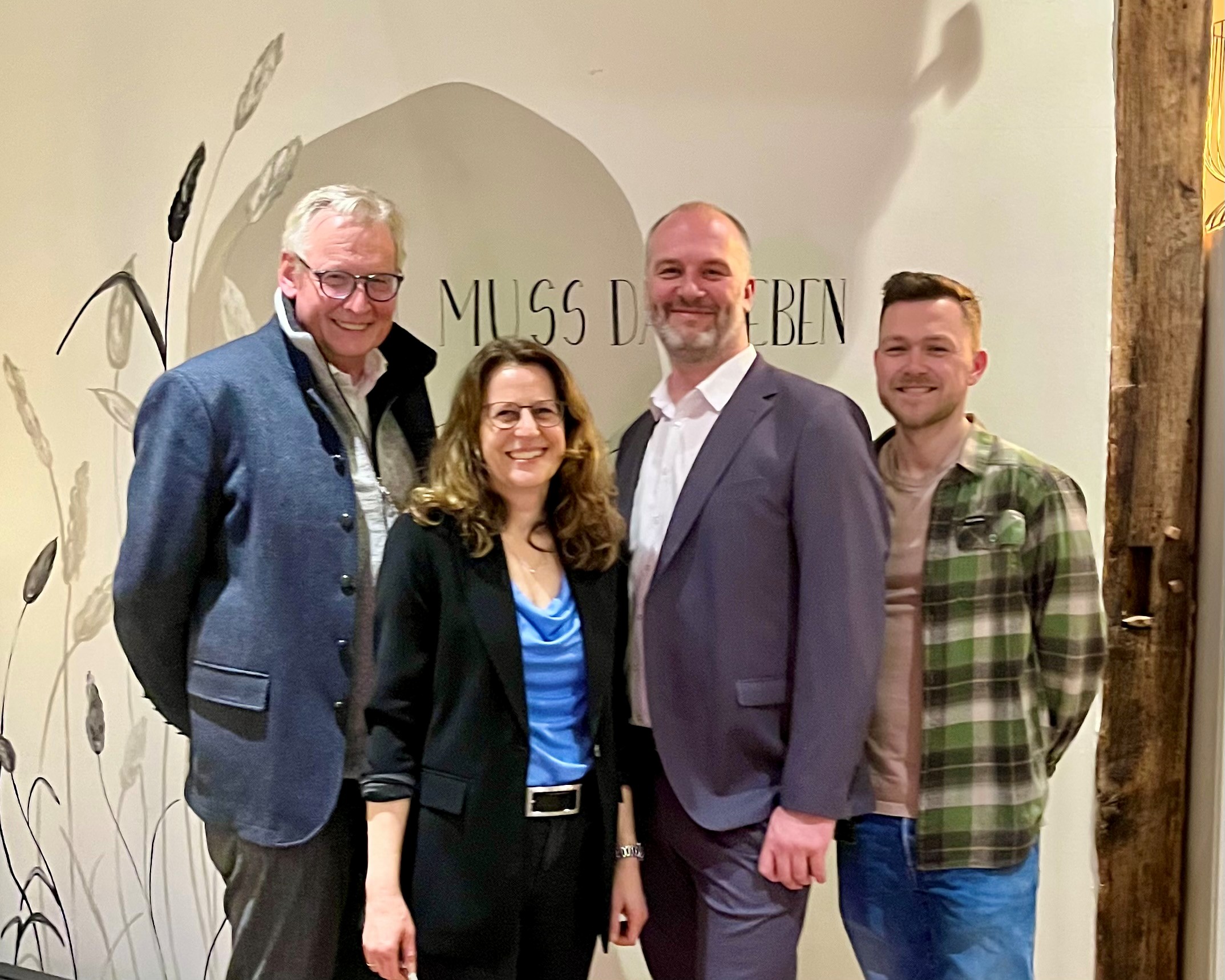 Die neuen Vorsitzenden (v.l.): Norbert B�ckenhoff, Dr. Gerswid Altenhoff-Weber, Marc Ketteler, Tobias Honvehlmann